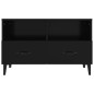 vidaXL TV-Schrank Schwarz 80x36x50 cm Holzwerkstoff vidaXL TV-Schrank Schwarz 80x36x50 cm Holzwerkstoff