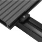 vidaXL WPC Terrassendielen mit Zubehör 10 m² 4 m Grau vidaXL WPC Terrassendielen mit Zubehör 10 m² 4 m Grau