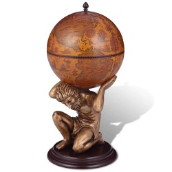 vidaXL Globus-Bar Atlas 42×42×85 cm 