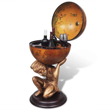 vidaXL Globus-Bar Atlas 42×42×85 cm 