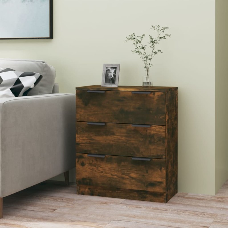 vidaXL Sideboard Räuchereiche 60x30x70 cm Holzwerkstoff vidaXL Sideboard Räuchereiche 60x30x70 cm Holzwerkstoff