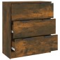 vidaXL Sideboard Räuchereiche 60x30x70 cm Holzwerkstoff vidaXL Sideboard Räuchereiche 60x30x70 cm Holzwerkstoff