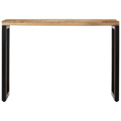 vidaXL Konsolentisch 110x35x76 cm Massives Rohholz Mango