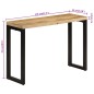 vidaXL Konsolentisch 110x35x76 cm Massives Rohholz Mango vidaXL Konsolentisch 110x35x76 cm Massives Rohholz Mango