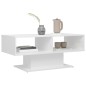 vidaXL Couchtisch Hochglanz-Weiß 103,5x50x44,5 cm Holzwerkstoff vidaXL Couchtisch Hochglanz-Weiß 103,5x50x44,5 cm Holzwerkstoff