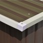 vidaXL Gerätehaus 257x392x181 cm Metall Braun vidaXL Gerätehaus 257x392x181 cm Metall Braun