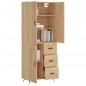 Highboard Sonoma-Eiche 69,5x34x180 cm Holzwerkstoff Highboard Sonoma-Eiche 69,5x34x180 cm Holzwerkstoff