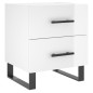 vidaXL Nachttische 2 Stk. Hochglanz-Weiß 40x35x47,5 cm Holzwerkstoff vidaXL Nachttische 2 Stk. Hochglanz-Weiß 40x35x47,5 cm Holzwerkstoff