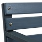 vidaXL Gartenstühle 2 Stk. Grau Holz vidaXL Gartenstühle 2 Stk. Grau Holz