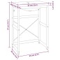 vidaXL Badezimmer-Waschtischgestell mit Waschbecken Schwarz Eisen vidaXL Badezimmer-Waschtischgestell mit Waschbecken Schwarz Eisen