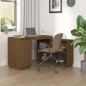 vidaXL Schreibtisch Honigbraun 110x50x75 cm Massivholz Kiefer vidaXL Schreibtisch Honigbraun 110x50x75 cm Massivholz Kiefer
