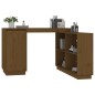vidaXL Schreibtisch Honigbraun 110x50x75 cm Massivholz Kiefer vidaXL Schreibtisch Honigbraun 110x50x75 cm Massivholz Kiefer
