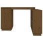 vidaXL Schreibtisch Honigbraun 110x50x75 cm Massivholz Kiefer vidaXL Schreibtisch Honigbraun 110x50x75 cm Massivholz Kiefer