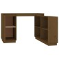 vidaXL Schreibtisch Honigbraun 110x50x75 cm Massivholz Kiefer vidaXL Schreibtisch Honigbraun 110x50x75 cm Massivholz Kiefer
