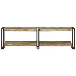 vidaXL TV-Schrank 140x30x40 cm Massives Altholz