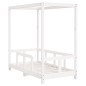 vidaXL Kinderbett Weiß 70x140 cm Massivholz Kiefer vidaXL Kinderbett Weiß 70x140 cm Massivholz Kiefer