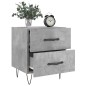 vidaXL Nachttische 2 Stk. Betongrau 40x35x47,5 cm Holzwerkstoff vidaXL Nachttische 2 Stk. Betongrau 40x35x47,5 cm Holzwerkstoff