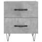 vidaXL Nachttische 2 Stk. Betongrau 40x35x47,5 cm Holzwerkstoff vidaXL Nachttische 2 Stk. Betongrau 40x35x47,5 cm Holzwerkstoff