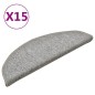 vidaXL Treppenmatten 15 Stk. Hellgrau 56x17x3 cm vidaXL Treppenmatten 15 Stk. Hellgrau 56x17x3 cm