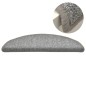 vidaXL Treppenmatten 15 Stk. Hellgrau 56x17x3 cm vidaXL Treppenmatten 15 Stk. Hellgrau 56x17x3 cm