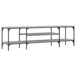vidaXL TV-Schrank Grau Sonoma 161x35x45 cm Holzwerkstoff & Eisen
