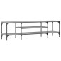 vidaXL TV-Schrank Grau Sonoma 161x35x45 cm Holzwerkstoff & Eisen vidaXL TV-Schrank Grau Sonoma 161x35x45 cm Holzwerkstoff & Eisen