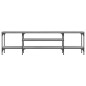 vidaXL TV-Schrank Grau Sonoma 161x35x45 cm Holzwerkstoff & Eisen vidaXL TV-Schrank Grau Sonoma 161x35x45 cm Holzwerkstoff & Eisen