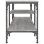 vidaXL TV-Schrank Grau Sonoma 161x35x45 cm Holzwerkstoff & Eisen vidaXL TV-Schrank Grau Sonoma 161x35x45 cm Holzwerkstoff & Eisen