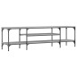 vidaXL TV-Schrank Grau Sonoma 161x35x45 cm Holzwerkstoff & Eisen vidaXL TV-Schrank Grau Sonoma 161x35x45 cm Holzwerkstoff & Eisen