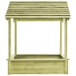 vidaXL Spielhaus für den Garten mit Sandkasten 128x120x145 Kiefernholz vidaXL Spielhaus für den Garten mit Sandkasten 128x120x145 Kiefernholz