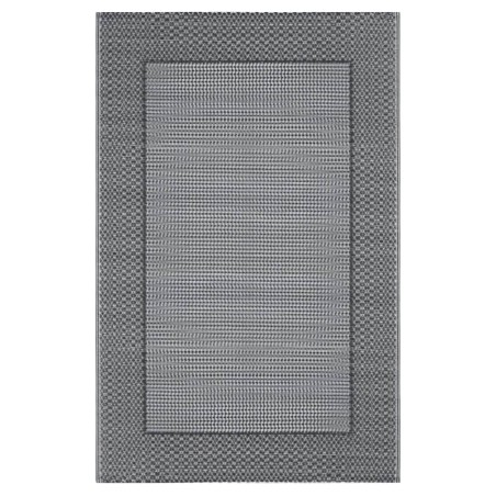 vidaXL Outdoor-Teppich Grau 190x290 cm PP