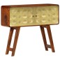 vidaXL Sideboard mit Goldaufdruck 90x30x77 cm Massivholz vidaXL Sideboard mit Goldaufdruck 90x30x77 cm Massivholz