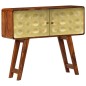 vidaXL Sideboard mit Goldaufdruck 90x30x77 cm Massivholz vidaXL Sideboard mit Goldaufdruck 90x30x77 cm Massivholz