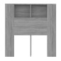 vidaXL Kopfteil mit Ablagen Grau Sonoma 100x18,5x104,5 cm vidaXL Kopfteil mit Ablagen Grau Sonoma 100x18,5x104,5 cm