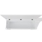 vidaXL Aufbewahrungsbank Barockstil MDF Weiß vidaXL Aufbewahrungsbank Barockstil MDF Weiß