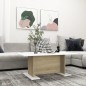 vidaXL Couchtisch Weiß und Sonoma-Eiche 103,5x60x40 cm Holzwerkstoff vidaXL Couchtisch Weiß und Sonoma-Eiche 103,5x60x40 cm Holzwerkstoff
