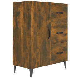 vidaXL Sideboard Räuchereiche 69,5x34x90 cm Holzwerkstoff