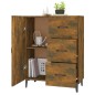 vidaXL Sideboard Räuchereiche 69,5x34x90 cm Holzwerkstoff vidaXL Sideboard Räuchereiche 69,5x34x90 cm Holzwerkstoff