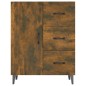 vidaXL Sideboard Räuchereiche 69,5x34x90 cm Holzwerkstoff vidaXL Sideboard Räuchereiche 69,5x34x90 cm Holzwerkstoff