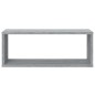 vidaXL Würfelregale 2 Stk. Grau Sonoma 60x15x23 cm Holzwerkstoff vidaXL Würfelregale 2 Stk. Grau Sonoma 60x15x23 cm Holzwerkstoff