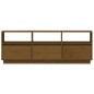 vidaXL TV-Schrank Honigbraun 140x37x50 cm Massivholz Kiefer vidaXL TV-Schrank Honigbraun 140x37x50 cm Massivholz Kiefer