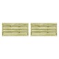 vidaXL Gartentore 2 Stk. Imprägniertes Kiefernholz 150x75 cm Grün vidaXL Gartentore 2 Stk. Imprägniertes Kiefernholz 150x75 cm Grün