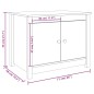 vidaXL Couchtisch Honigbraun 71x49x55 cm Massivholz Kiefer vidaXL Couchtisch Honigbraun 71x49x55 cm Massivholz Kiefer