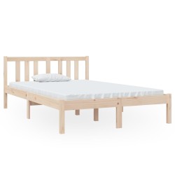 vidaXL Massivholzbett 120x190 cm