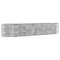 vidaXL Hochbeet Pulverbeschichteter Stahl 396x100x68 cm Silbern vidaXL Hochbeet Pulverbeschichteter Stahl 396x100x68 cm Silbern