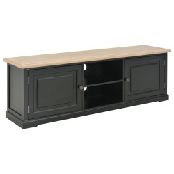 vidaXL TV-Schrank Schwarz 120×30×40 cm Holz
