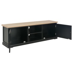 vidaXL TV-Schrank Schwarz 120×30×40 cm Holz