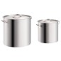 vidaXL 2-tlg. Kochtopf-Set 71/36 L Edelstahl vidaXL 2-tlg. Kochtopf-Set 71/36 L Edelstahl