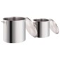 vidaXL 2-tlg. Kochtopf-Set 71/36 L Edelstahl vidaXL 2-tlg. Kochtopf-Set 71/36 L Edelstahl