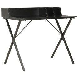 vidaXL Schreibtisch Schwarz 80x50x84 cm